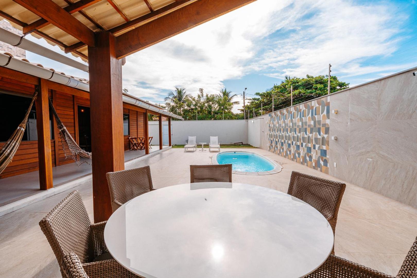 Casadecastelhanos, Quadra Do Mar De Castelhanos, 4 Suites Com Ar, Churrasqueira, Piscina, Hidromassagem, Cozinha Integrada Gourmet Ideal Para Familia E Amigos Аншиета Экстерьер фото