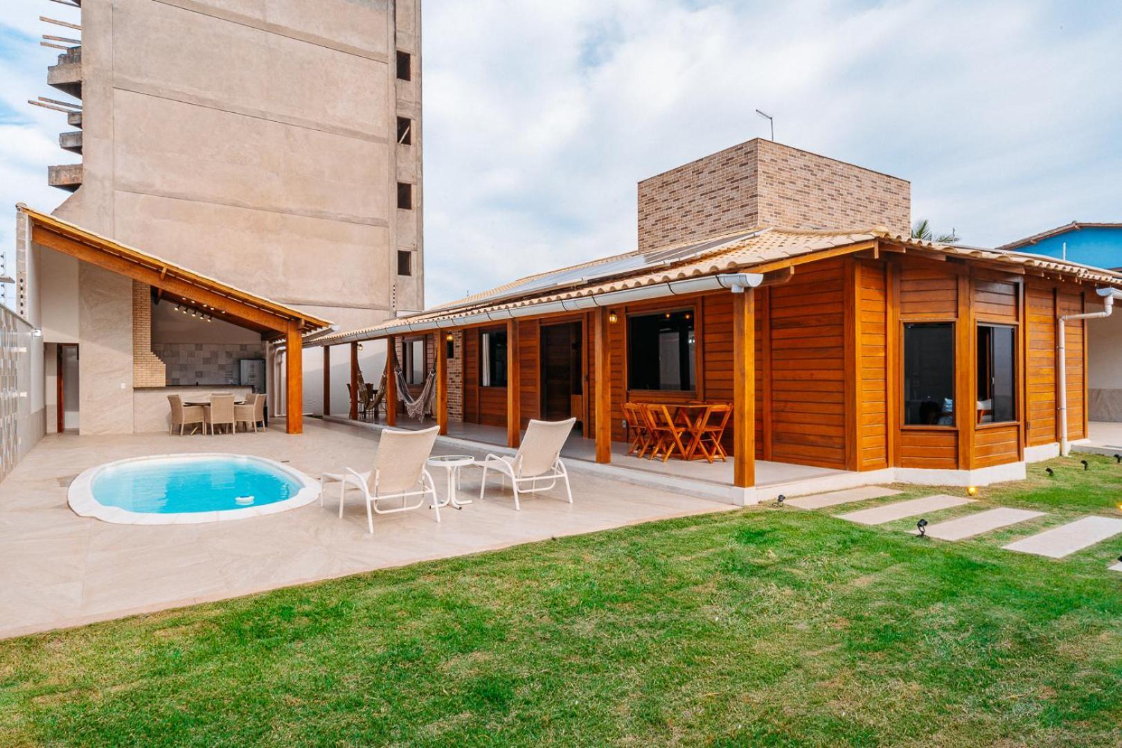 Casadecastelhanos, Quadra Do Mar De Castelhanos, 4 Suites Com Ar, Churrasqueira, Piscina, Hidromassagem, Cozinha Integrada Gourmet Ideal Para Familia E Amigos Аншиета Экстерьер фото